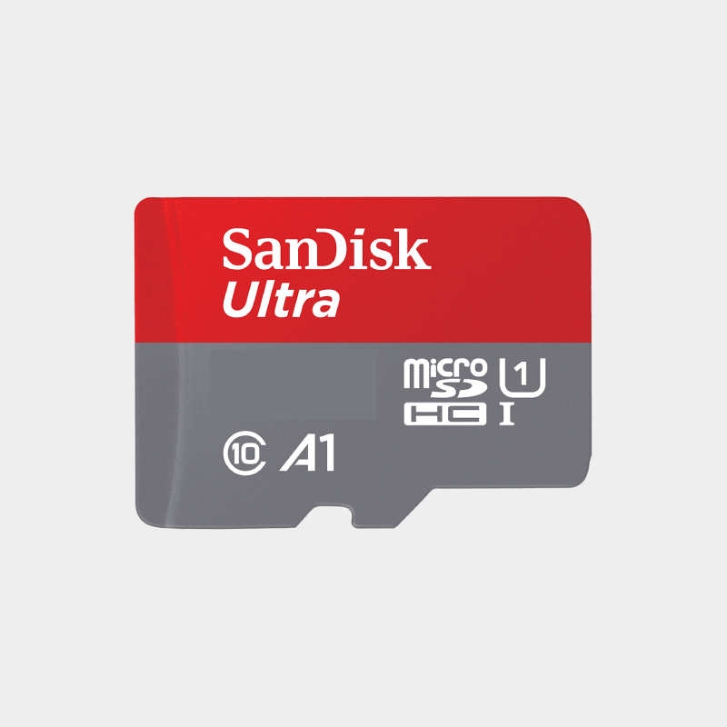 Une carte Micro SD de Sansdisk. La version Ultra