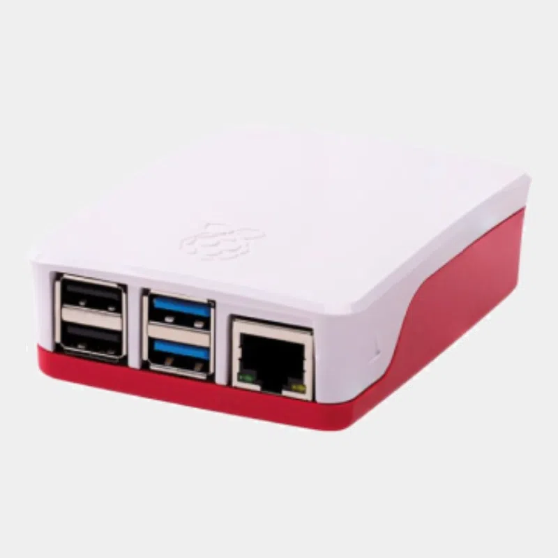 Raspberry Pi Boîtier pour Raspberry Pi 4 - rouge et blanc